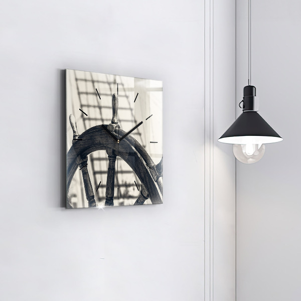 Reloj cuadrado Barco antiguo