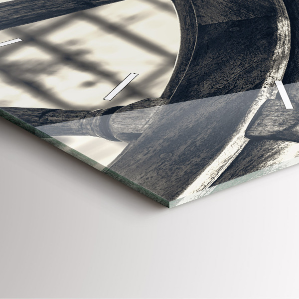 Reloj cuadrado Barco antiguo