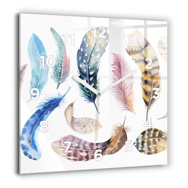 Reloj de pared cuadrado Ilustración de arte retro