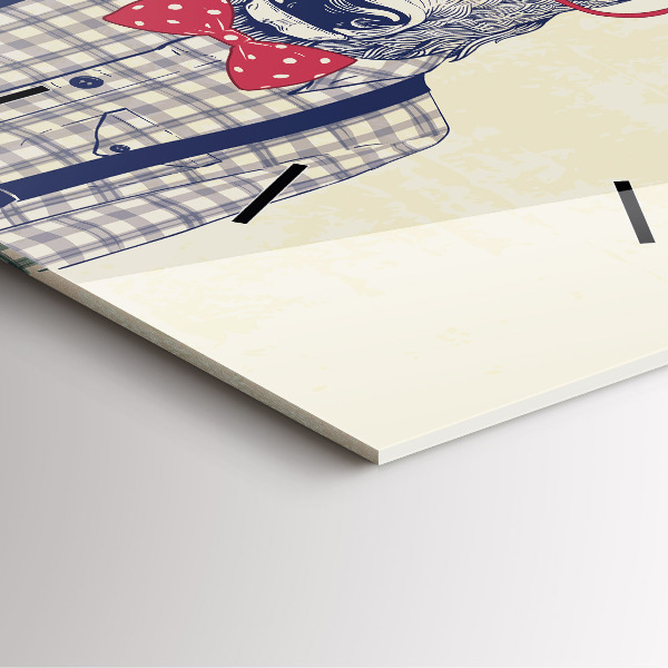 Reloj cuadrado Ciervo en camisa