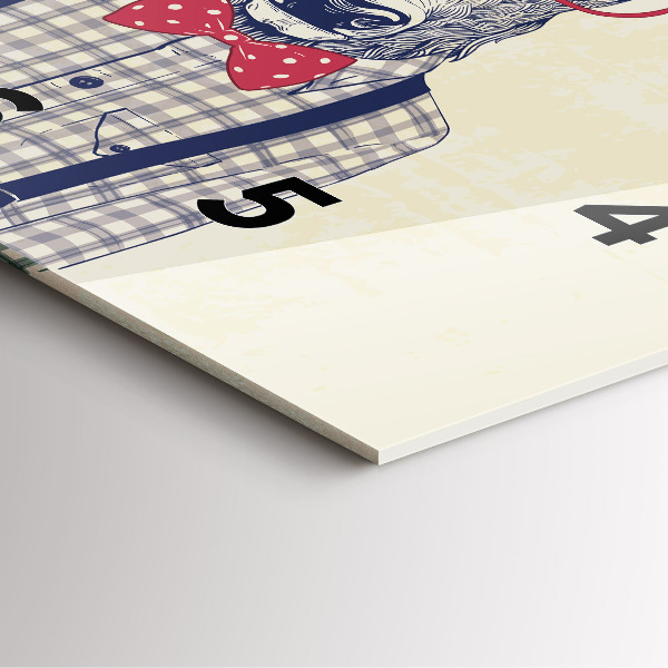 Reloj cuadrado Ciervo en camisa