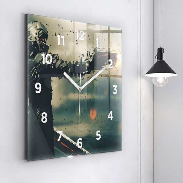 Reloj de pared cuadrado Juego de arma letal