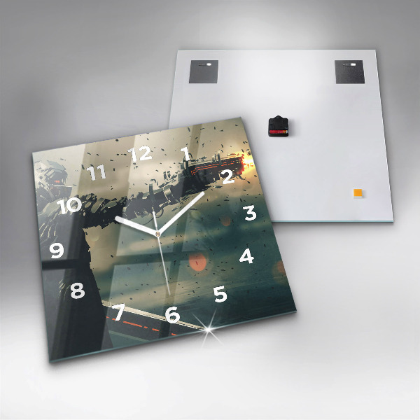 Reloj de pared cuadrado Juego de arma letal