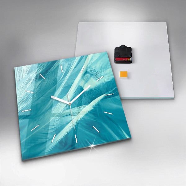 Reloj cuadrado Verde turquesa vintage