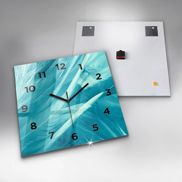 Reloj cuadrado Verde turquesa vintage