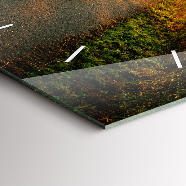 Reloj de pared cuadrado Niebla al amanecer