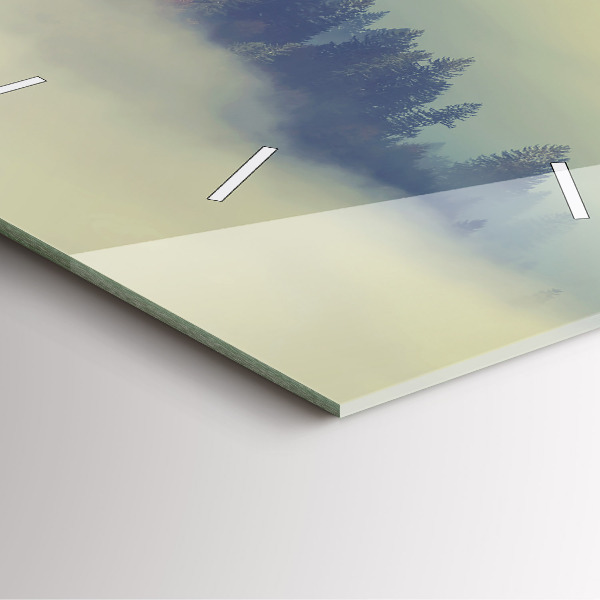 Reloj cuadrado Bosque brumoso Águila