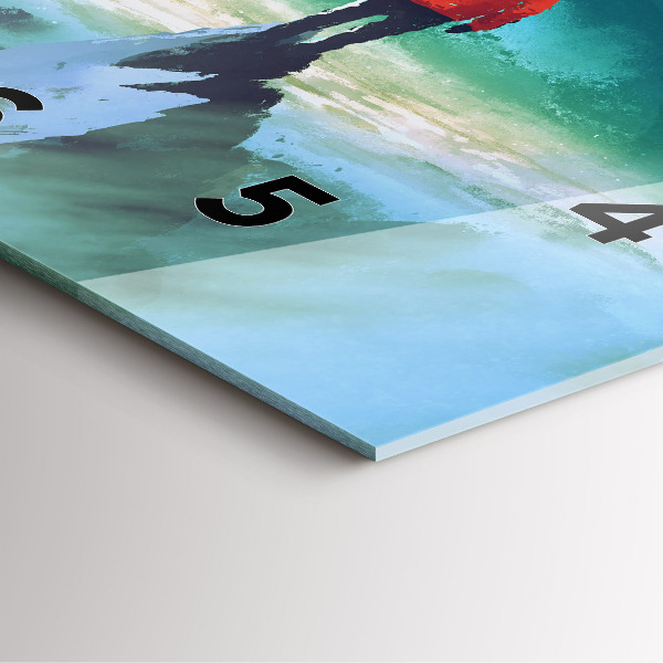 Reloj cuadrado Hombre en la luna