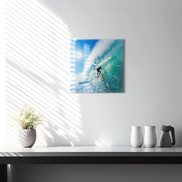 Reloj cuadrado Surf en Hawai