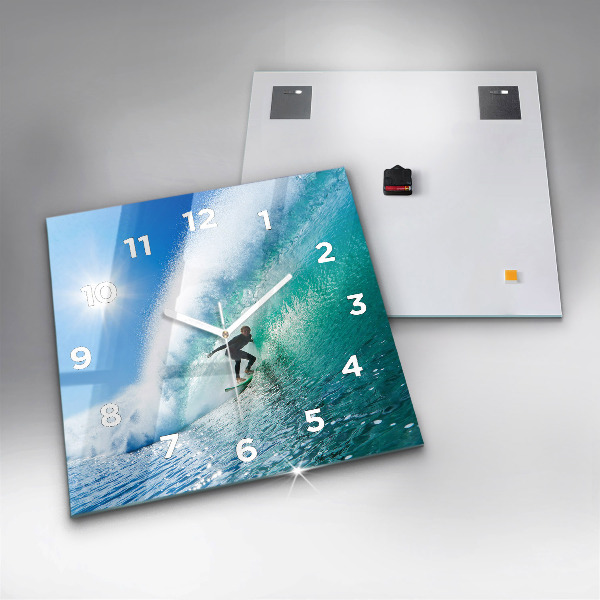 Reloj cuadrado Surf en Hawai