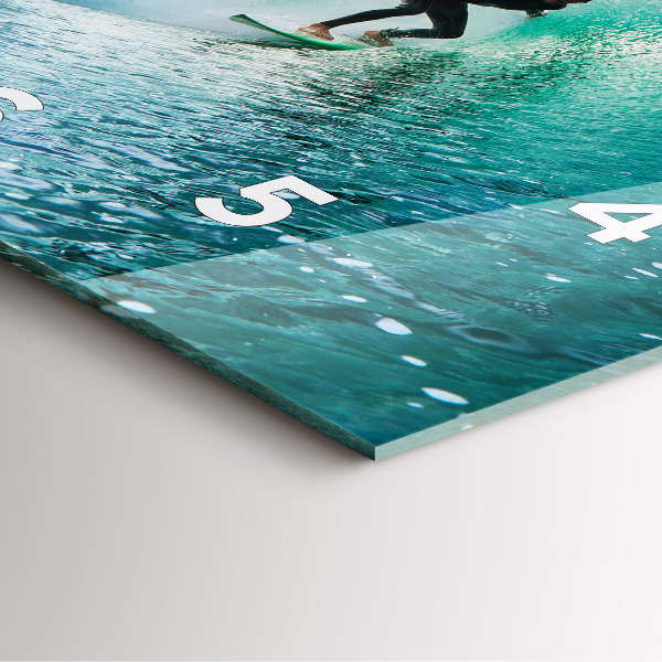 Reloj cuadrado Surf en Hawai