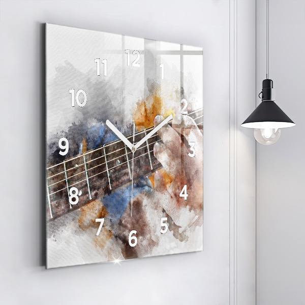 Reloj cuadrado Guitarra