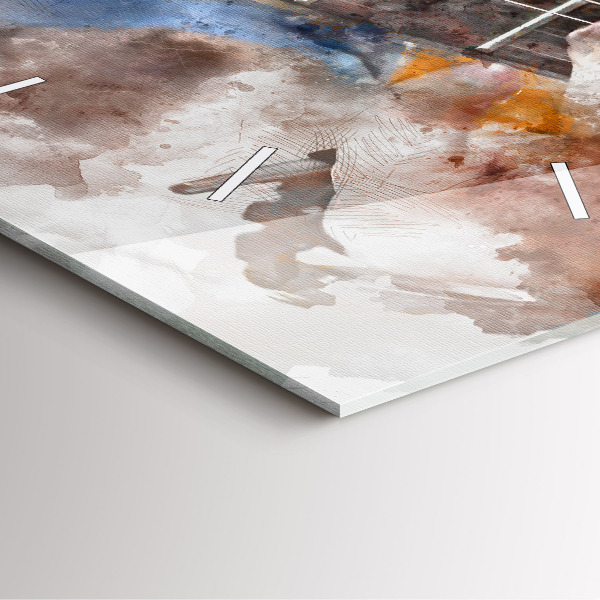 Reloj cuadrado Guitarra