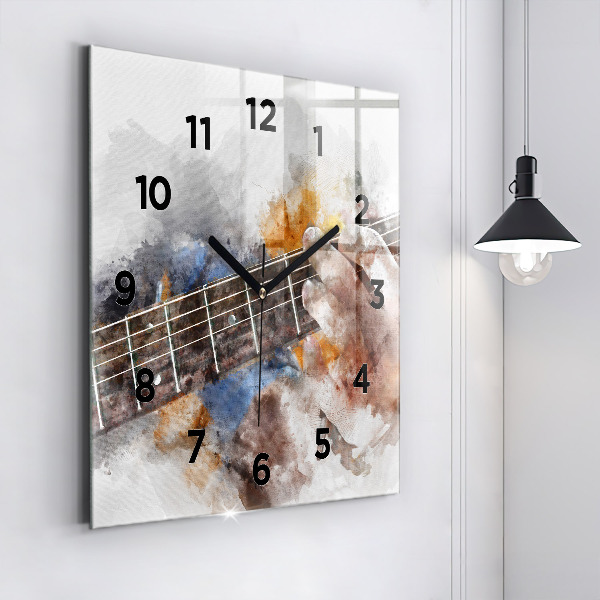 Reloj cuadrado Guitarra