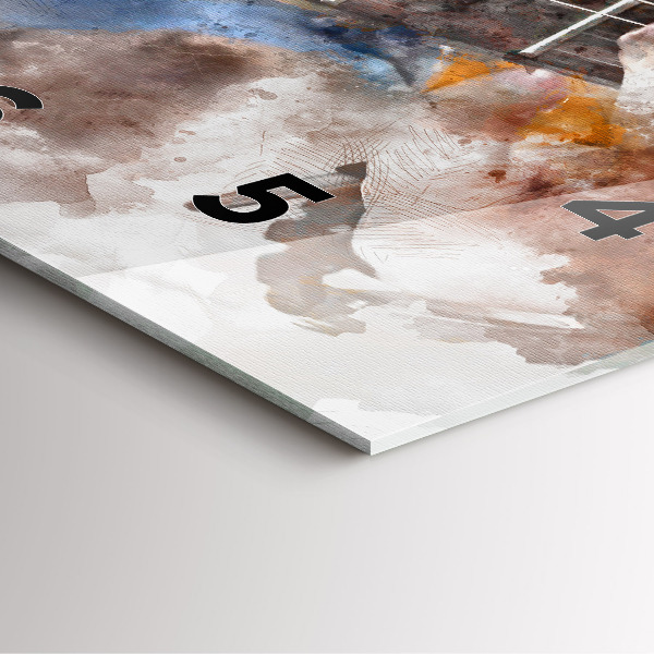 Reloj cuadrado Guitarra