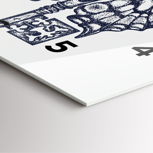 Reloj de pared cuadrado Mariposa y llave - estilo boho