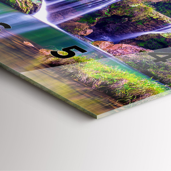 Reloj de pared cuadrado Cascada Jiulong China