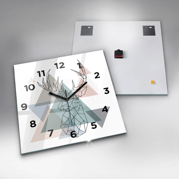 Reloj cuadrado Reno estilo escandinavo