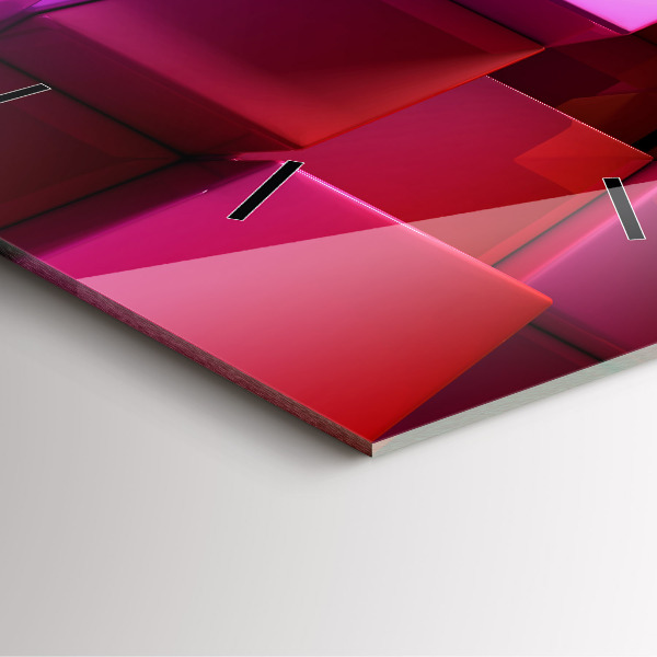 Reloj cuadrado Cubos de colores