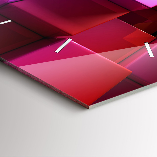 Reloj cuadrado Cubos de colores