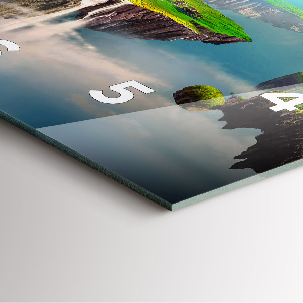 Reloj cuadrado Escenas chinas de fantasía