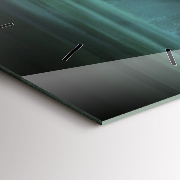 Reloj cuadrado Hombre y monstruo en pantano