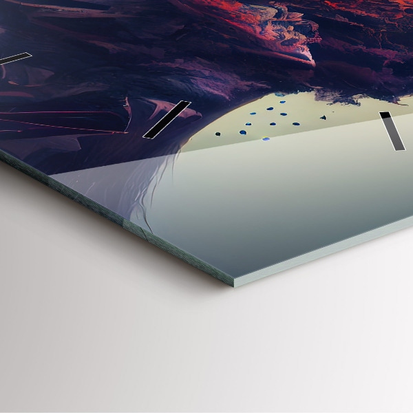 Reloj cuadrado Mujer abstracta emocional