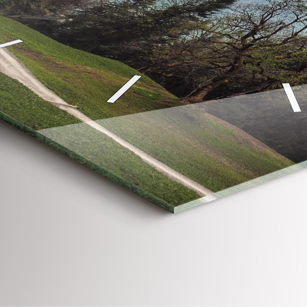 Reloj cuadrado Vista de montaña