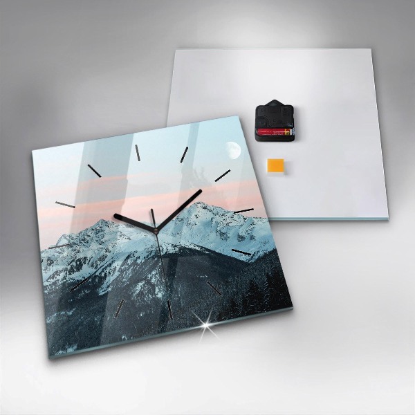 Reloj cuadrado Sierra en invierno