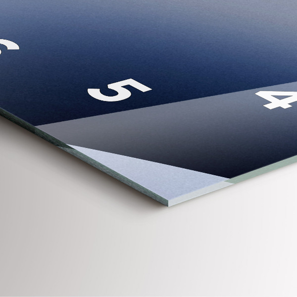 Reloj cuadrado Sol abstracto