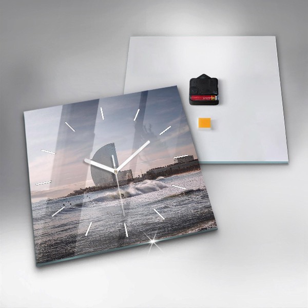 Reloj cuadrado Surfista en Barcelona