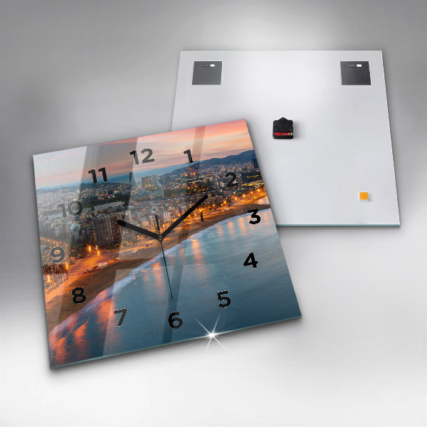 Reloj cuadrado Playa de Barcelona