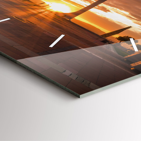 Reloj cuadrado Parque Olímpico de Barcelona