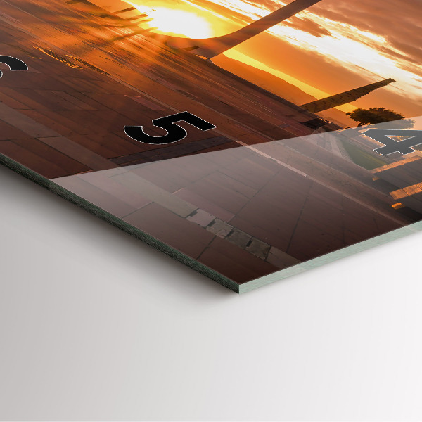 Reloj cuadrado Parque Olímpico de Barcelona