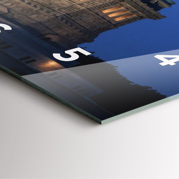 Reloj de pared cuadrado Estatua de la Libertad en Nueva York