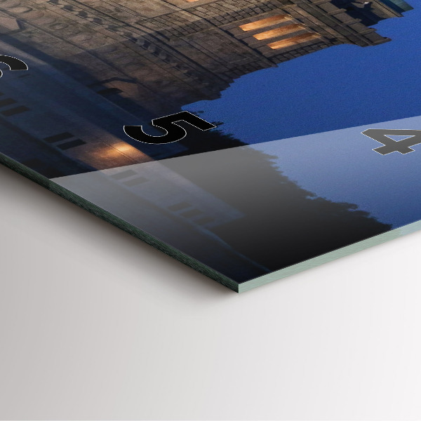 Reloj de pared cuadrado Estatua de la Libertad en Nueva York