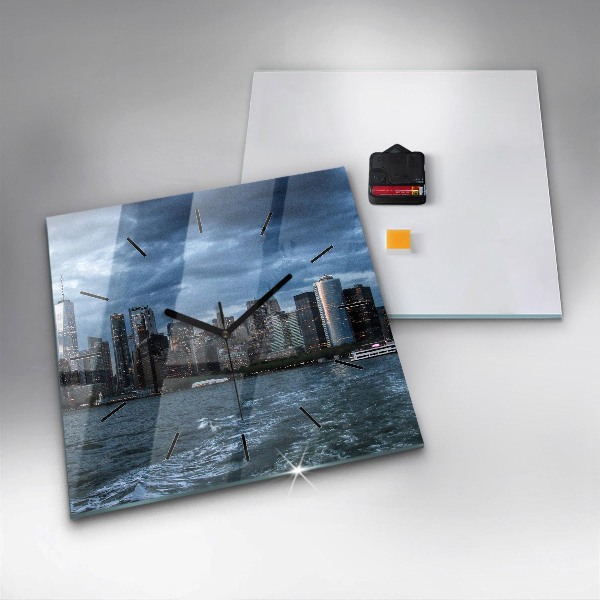 Reloj cuadrado Panorama de Nueva York