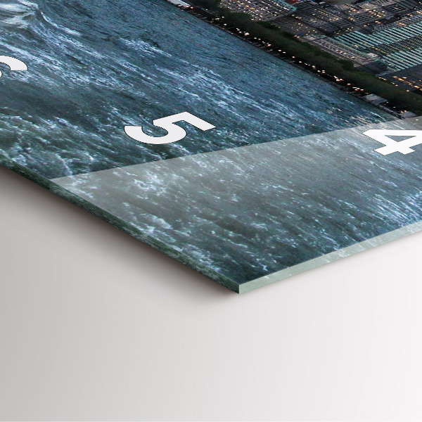 Reloj cuadrado Panorama de Nueva York