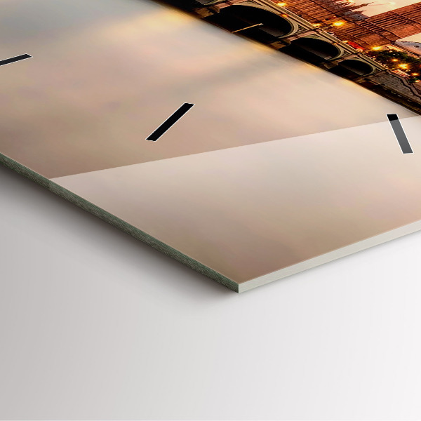 Reloj cuadrado Big Ben, horizonte de Londres