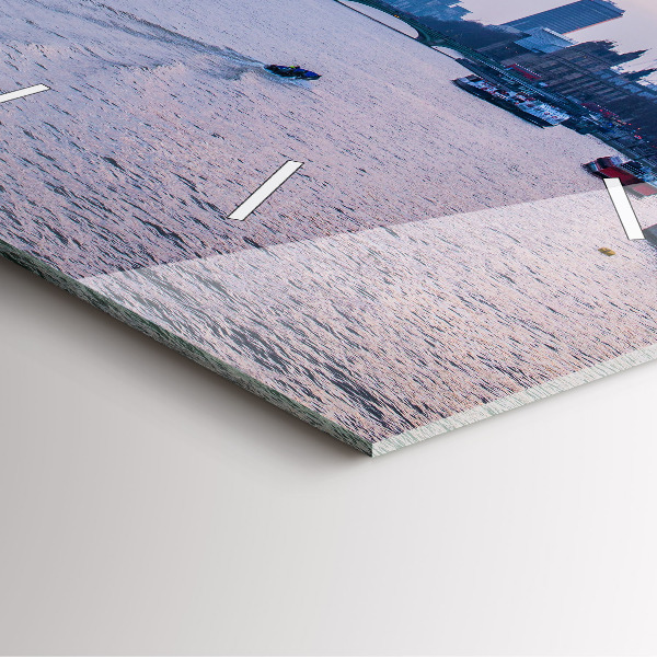 Reloj de pared cuadrado Panorama del London Eye