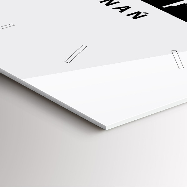 Reloj de pared cuadrado Gráfico del horizonte de Poznan