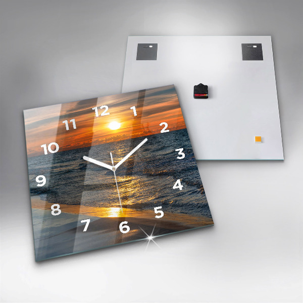 Reloj cuadrado Władysławowo Mar Báltico