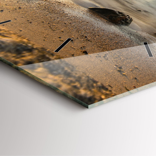 Reloj cuadrado Amanecer Mar Báltico