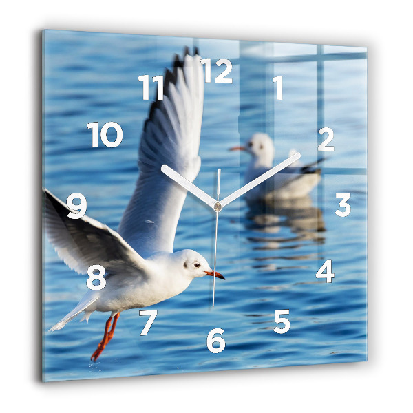 Reloj cuadrado Gaviotas en Gdynia