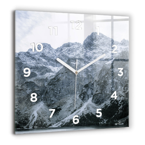 Reloj cuadrado Morskie Oko en los montes Tatra