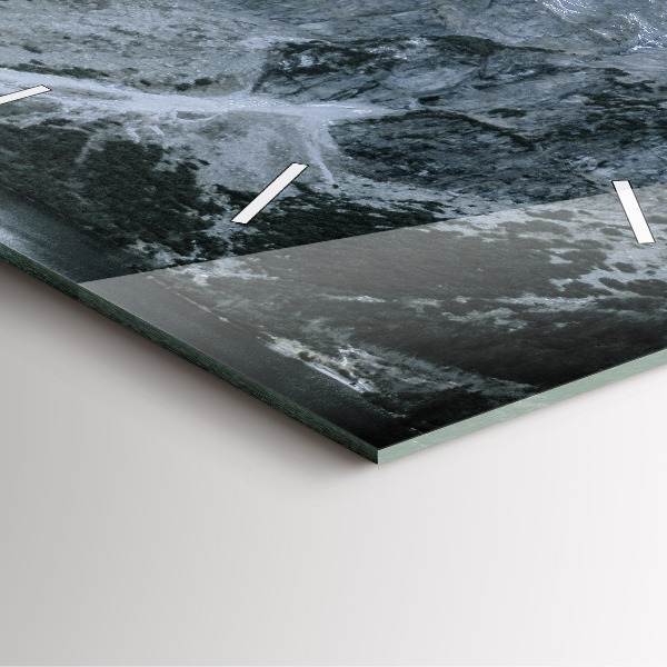 Reloj cuadrado Morskie Oko en los montes Tatra