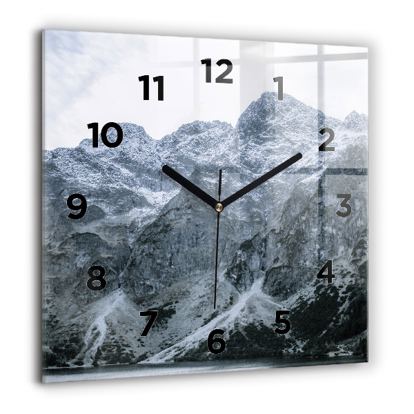 Reloj cuadrado Morskie Oko en los montes Tatra