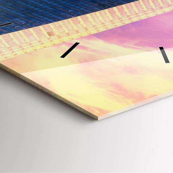 Reloj cuadrado Rascacielos en Varsovia