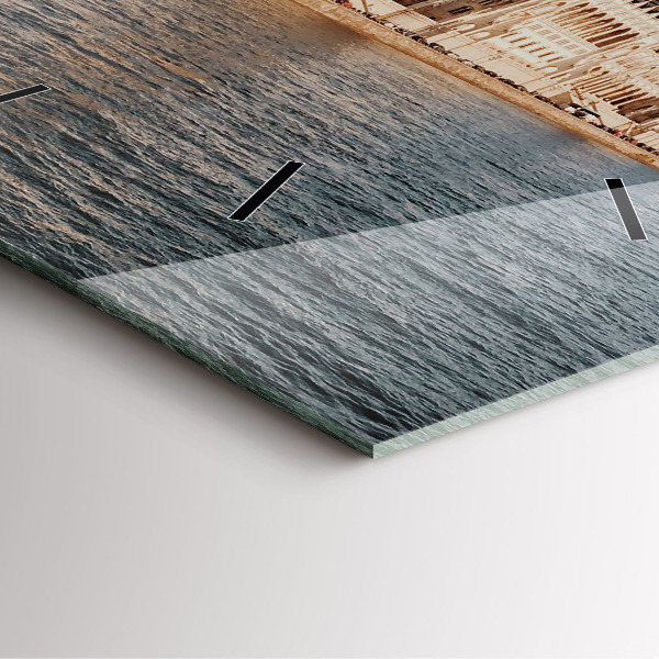 Reloj de pared cuadrado Parlamento en Budapest