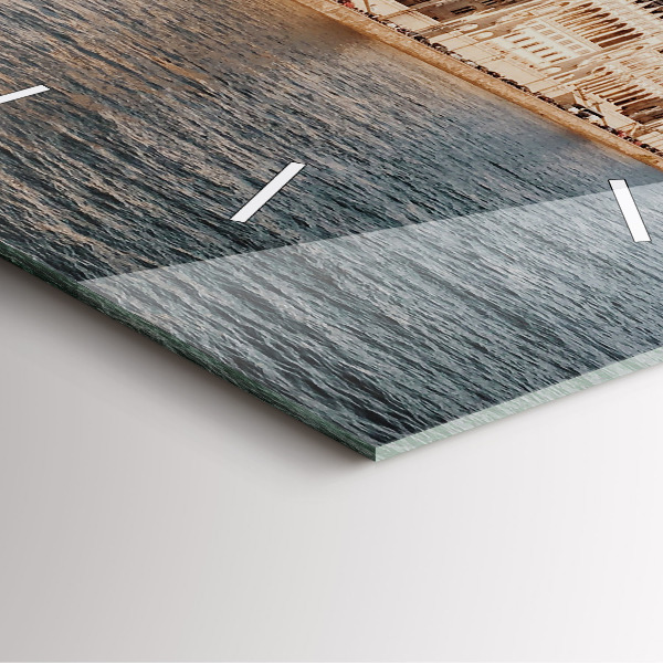 Reloj de pared cuadrado Parlamento en Budapest